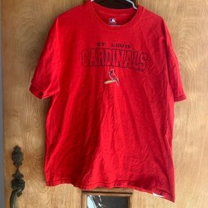 Vintage Louisville Cardinals Baseball T-shirt red Size XL